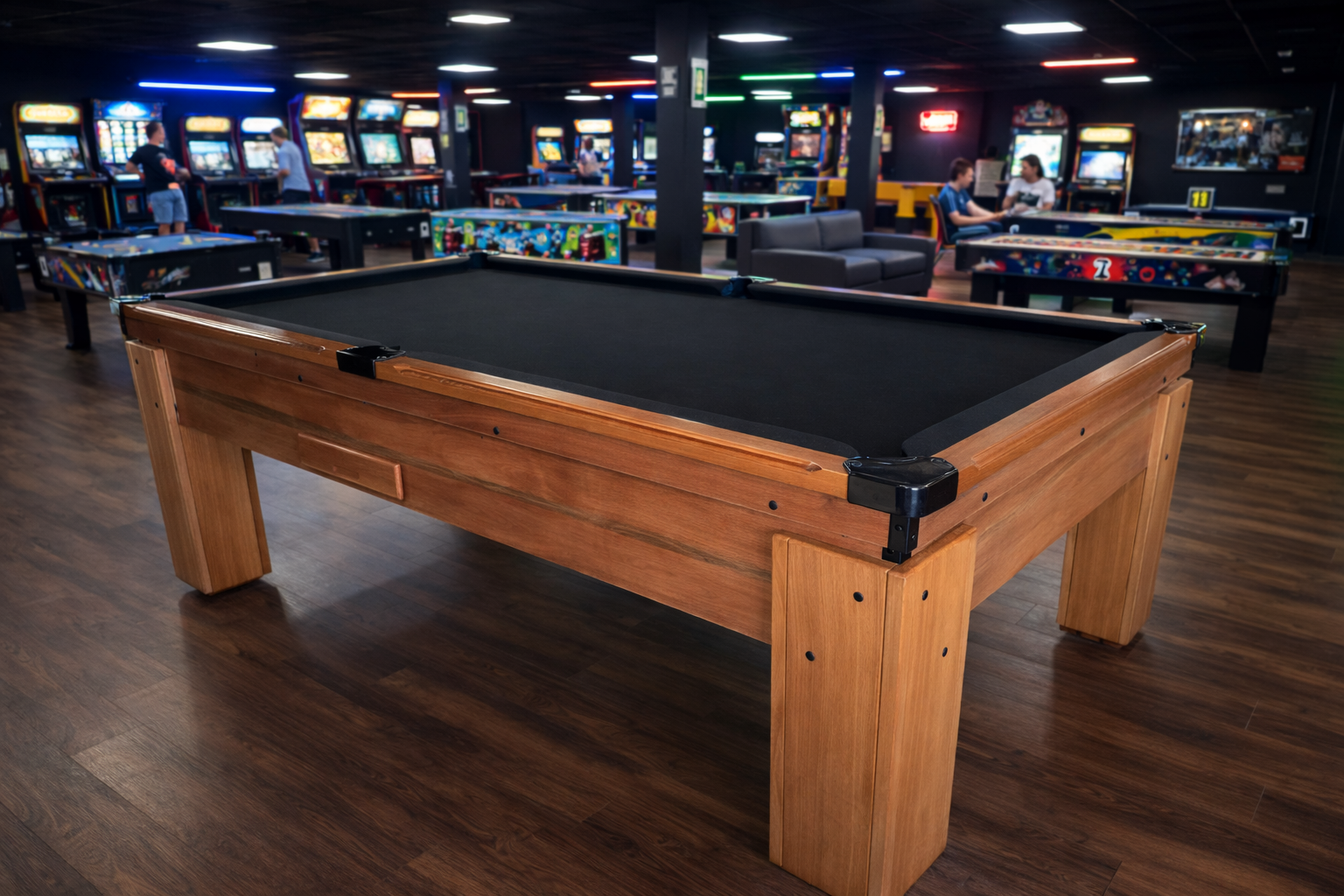 Interior da loja VB Snooker